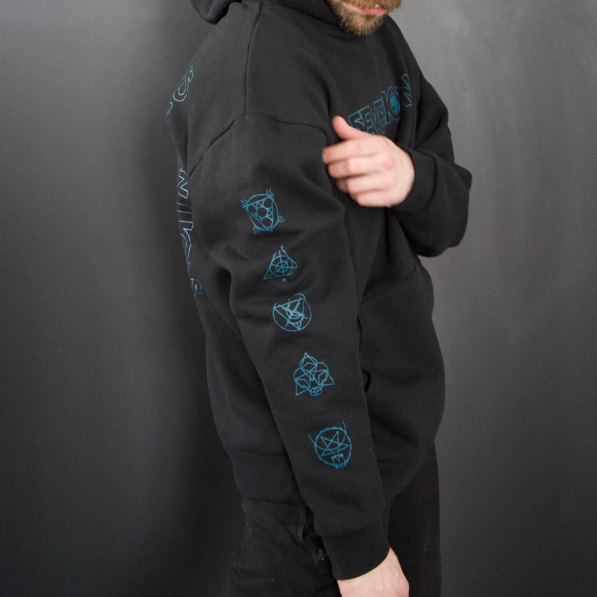 SEVEN LIONS CRESCENT MOON HEAVYWEIGHT HOODIE