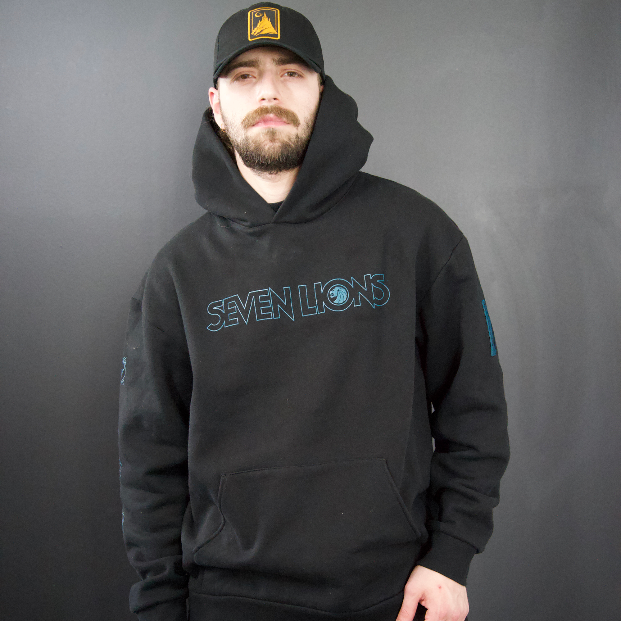 SEVEN LIONS CRESCENT MOON HEAVYWEIGHT HOODIE