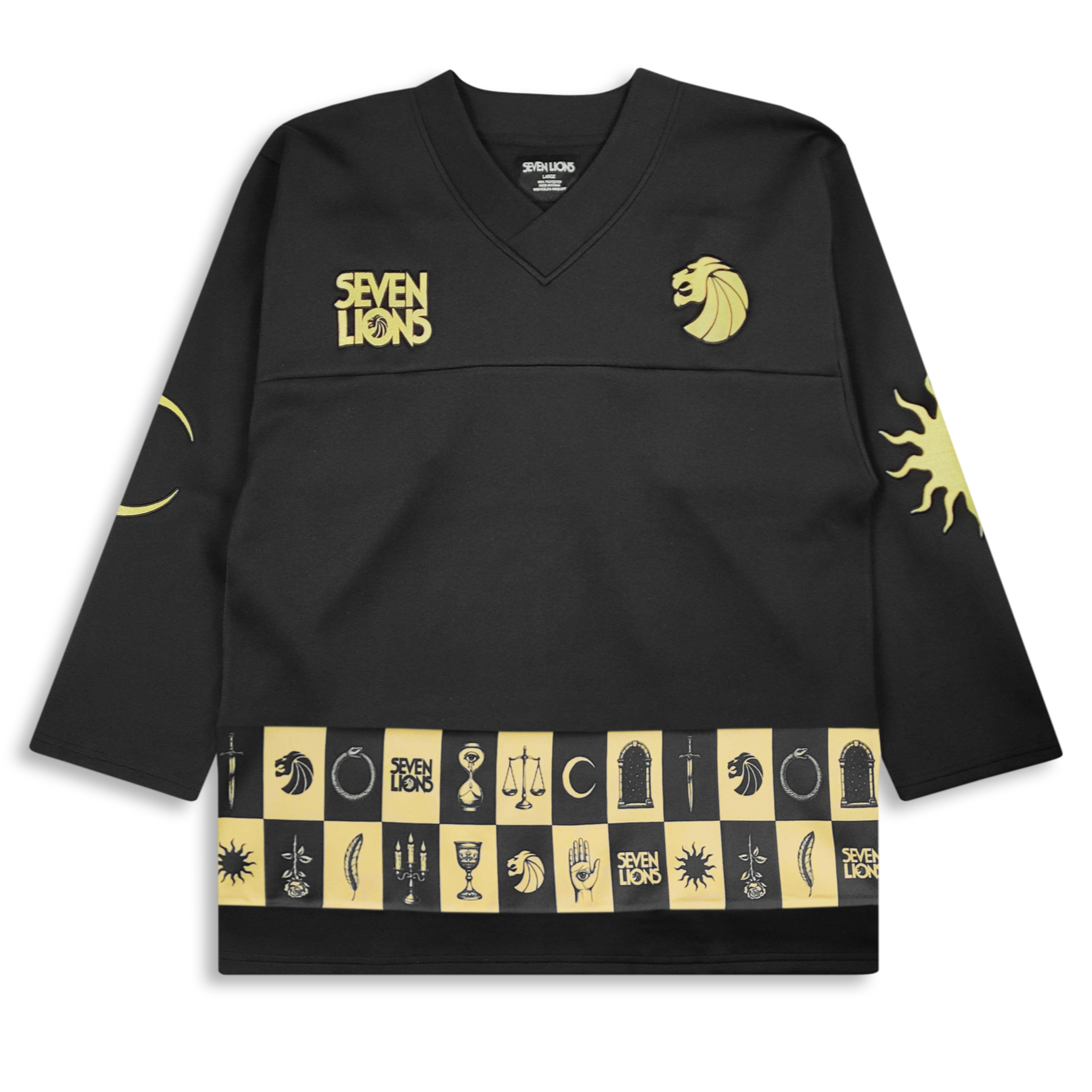 SEVEN LIONS - CHECKERED HOCKEY JERSEY – Seven Lions Store