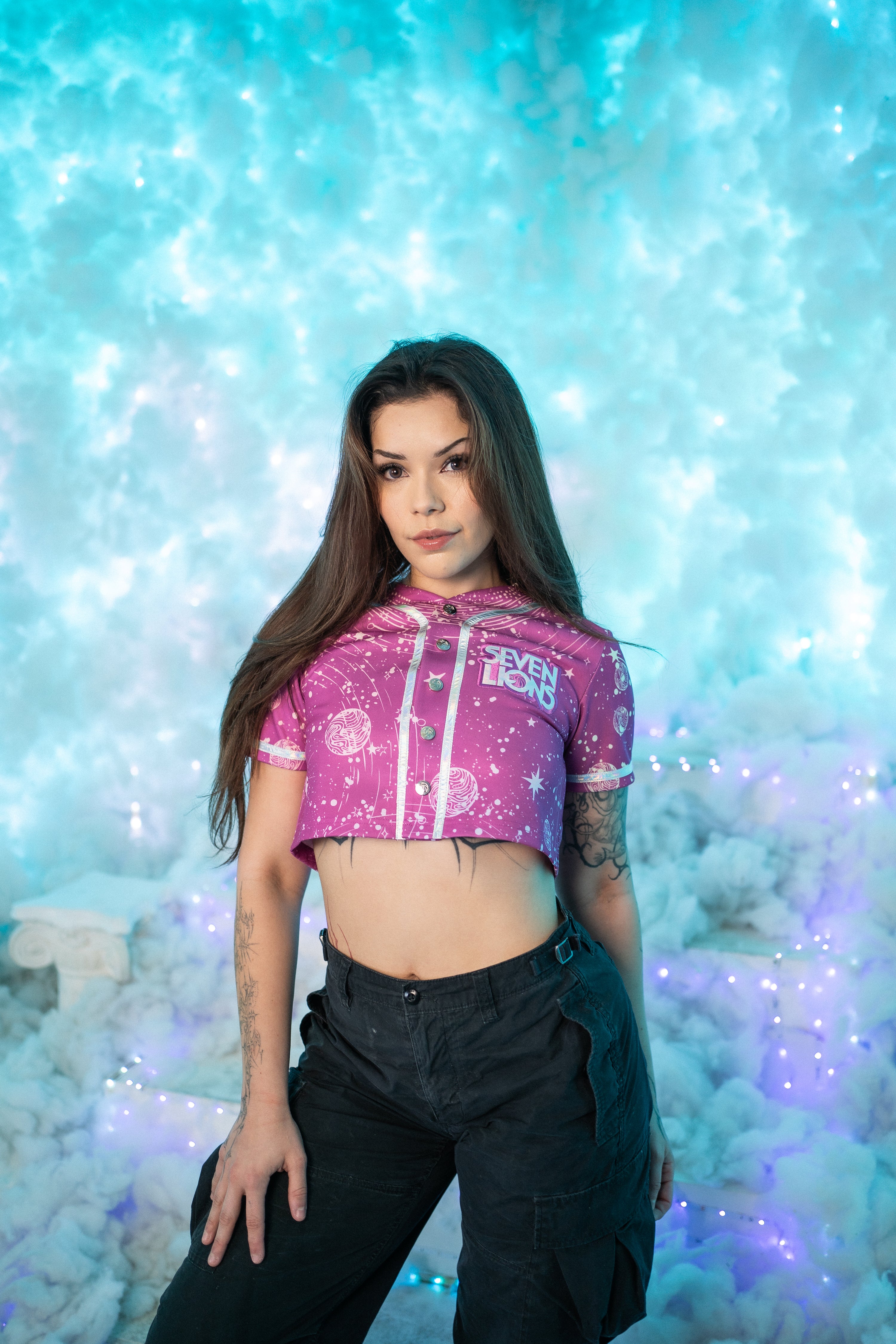 SEVEN LIONS - FANTASY KINGDOM CROP BASEBALL JERSEY