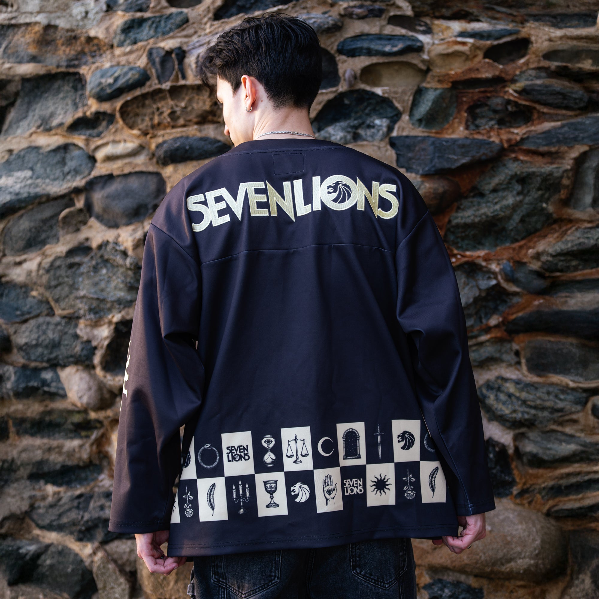 SEVEN LIONS - CHECKERED HOCKEY JERSEY