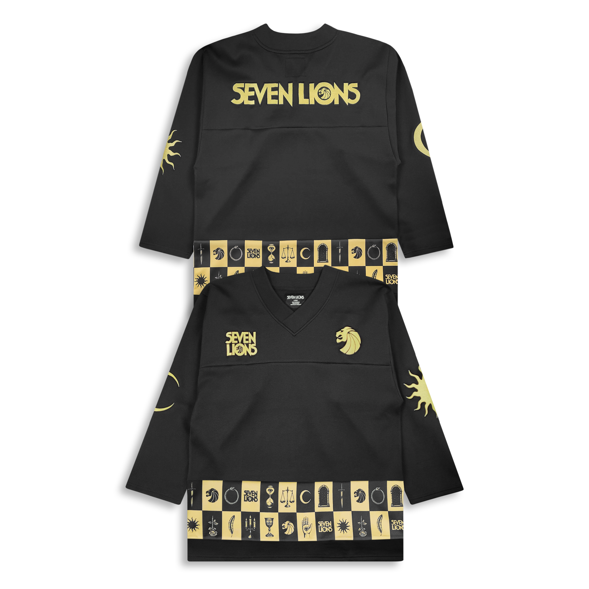 SEVEN LIONS - CHECKERED HOCKEY JERSEY