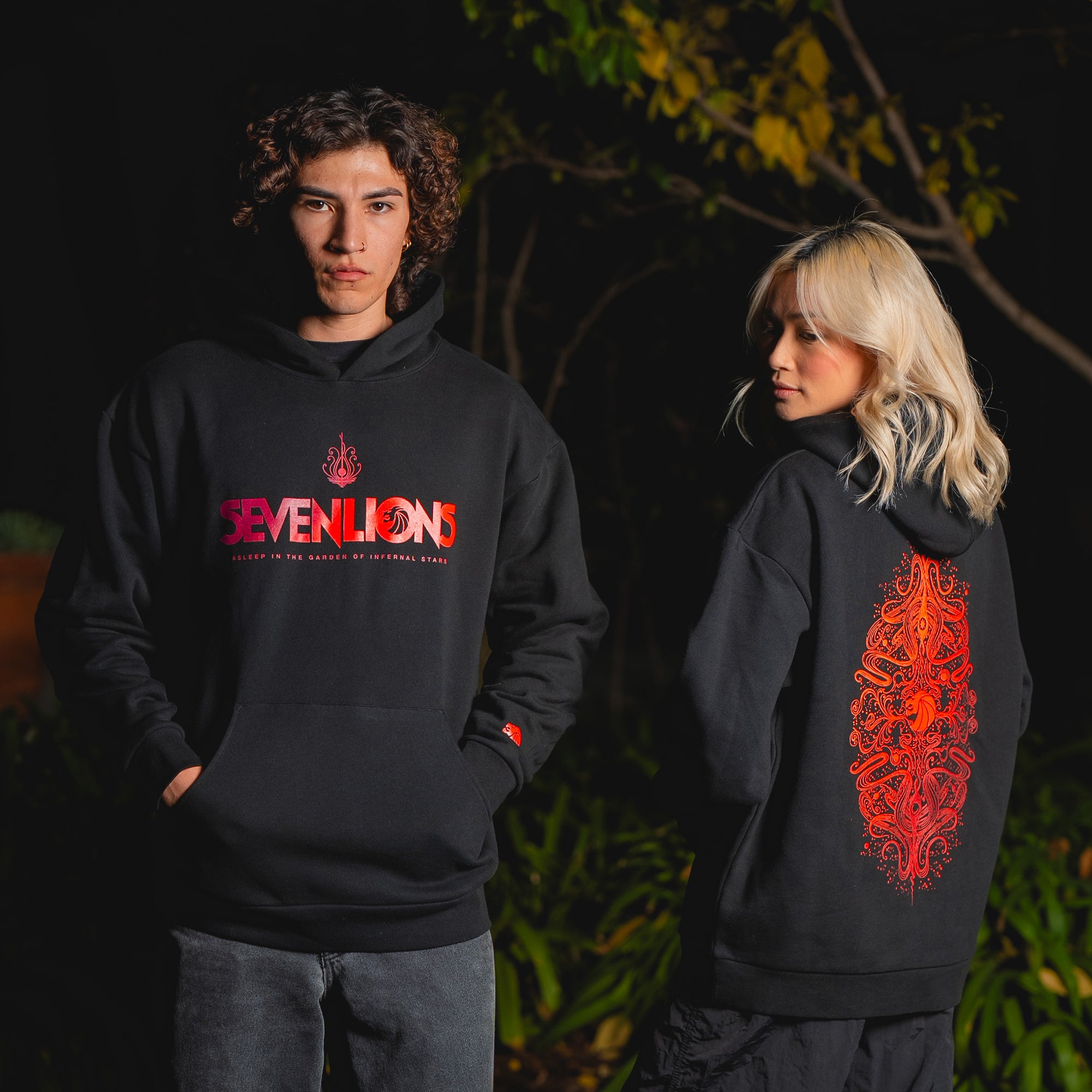SEVEN LIONS - ASLEEP IN THE GARDEN HOODIE (pre order)