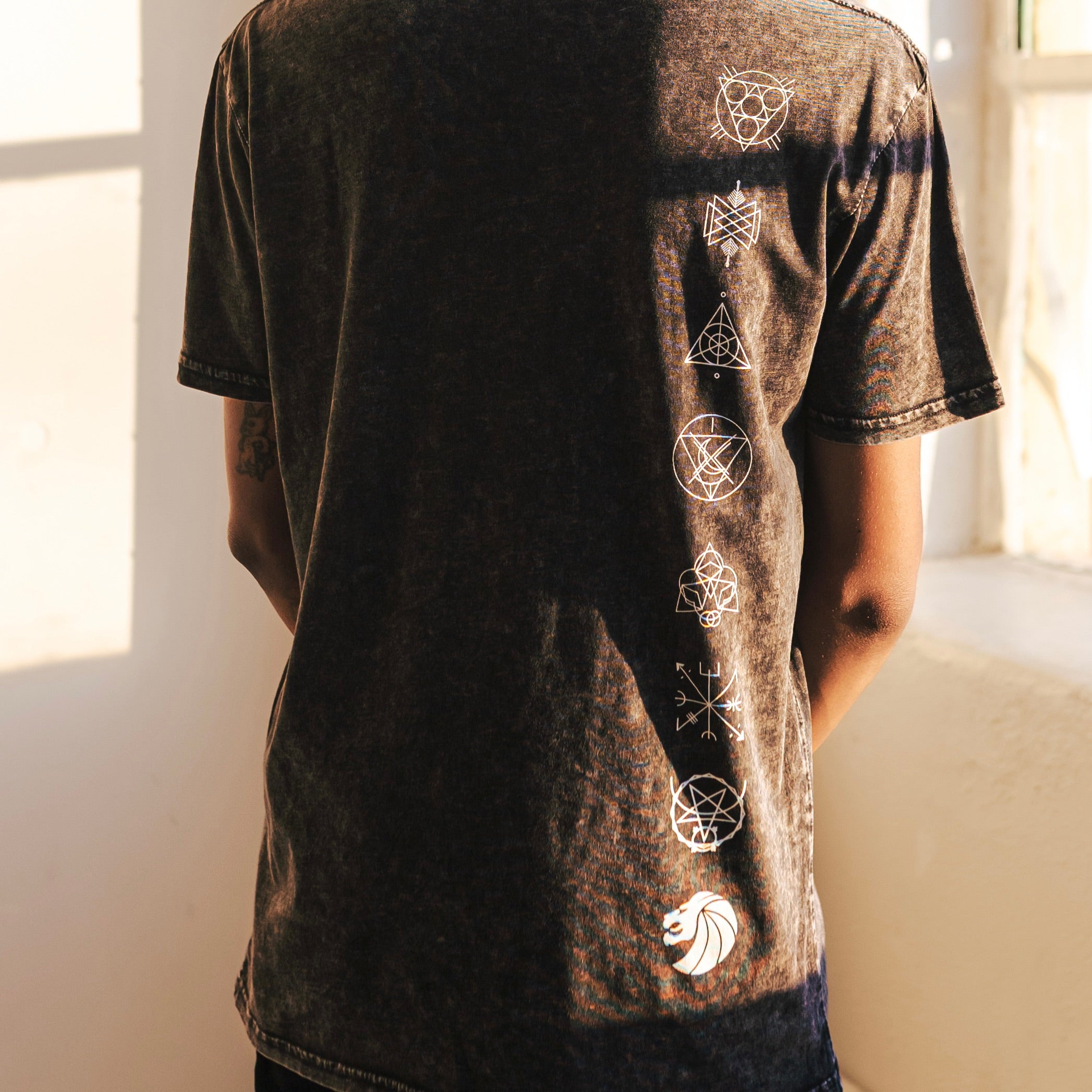 Black Stone Wash Staple Tee