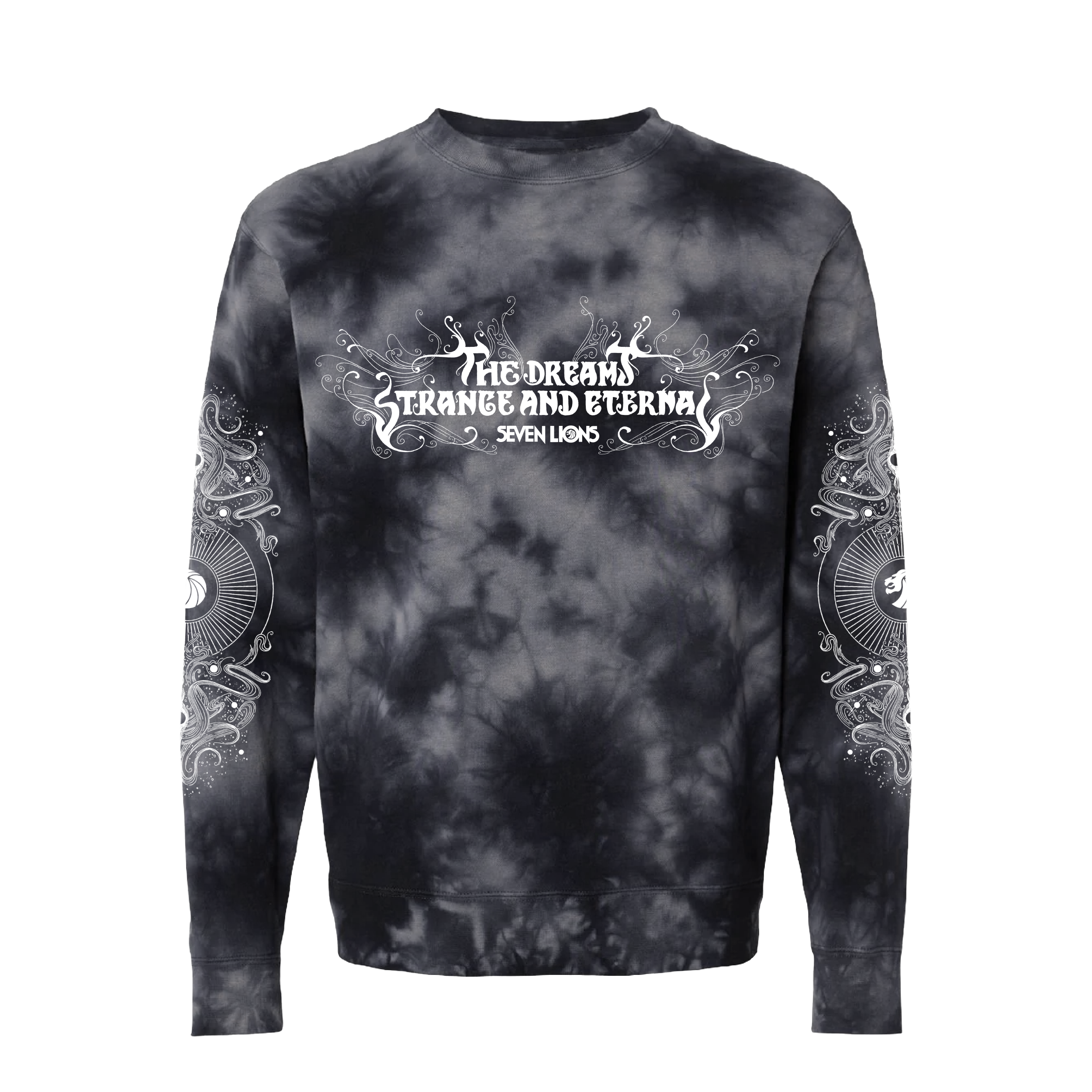 (Pre order) SEVEN LIONS - STRANGE & ETERNAL TIE DYE CREWNECK