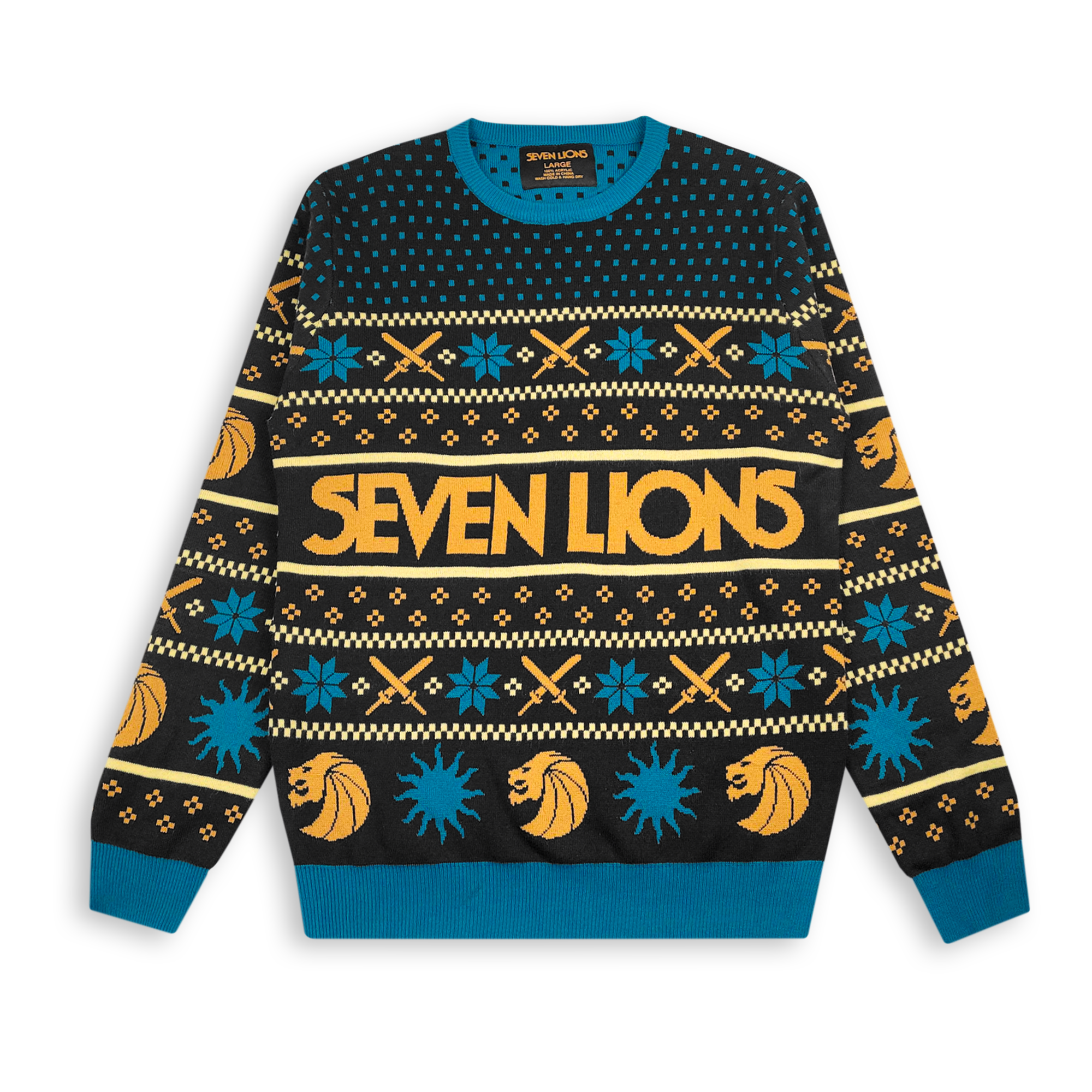SEVEN LIONS - KNIT HOLIDAY SWEATER (pre order)