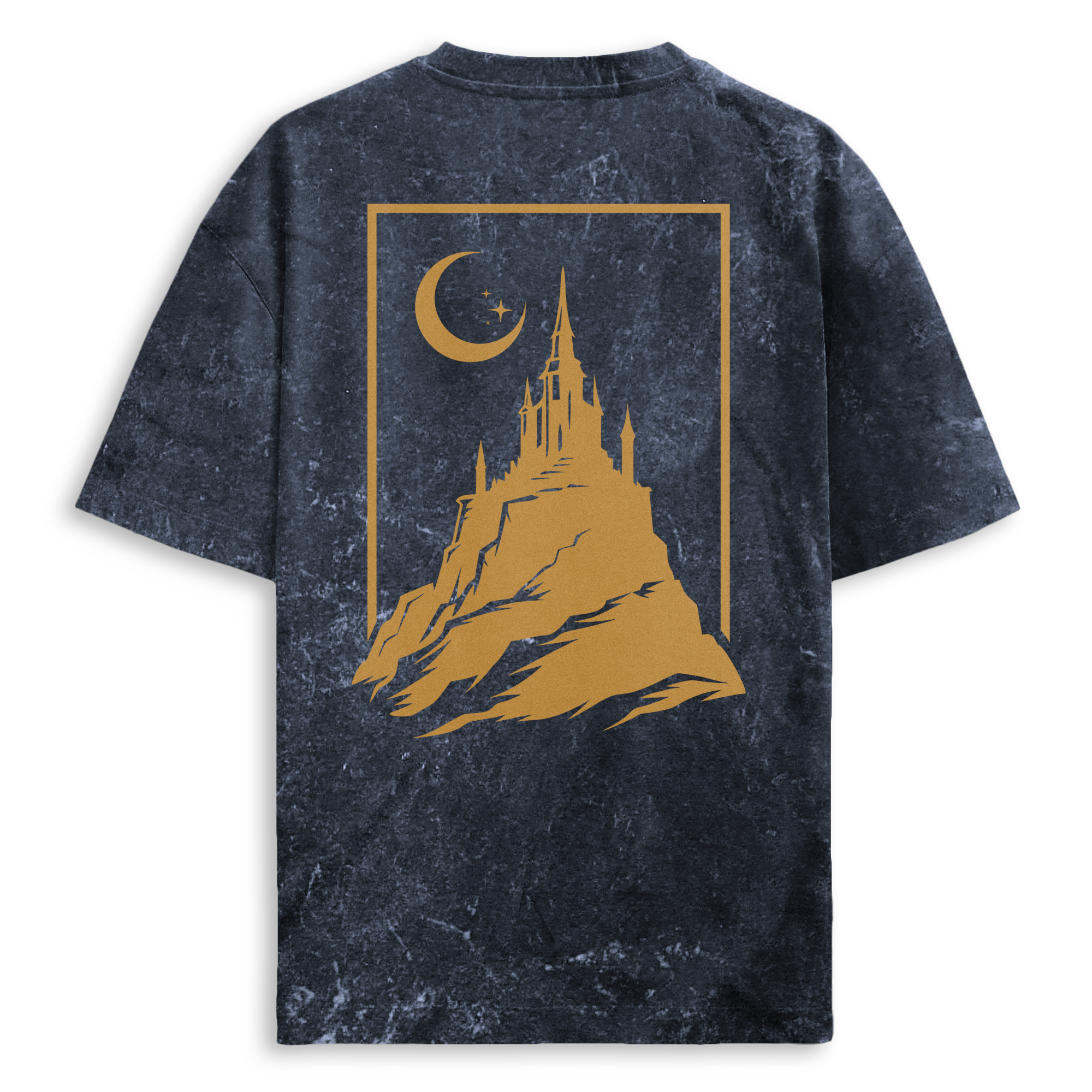 SEVEN LIONS CRESCENT MOON MINERAL WASH TEE