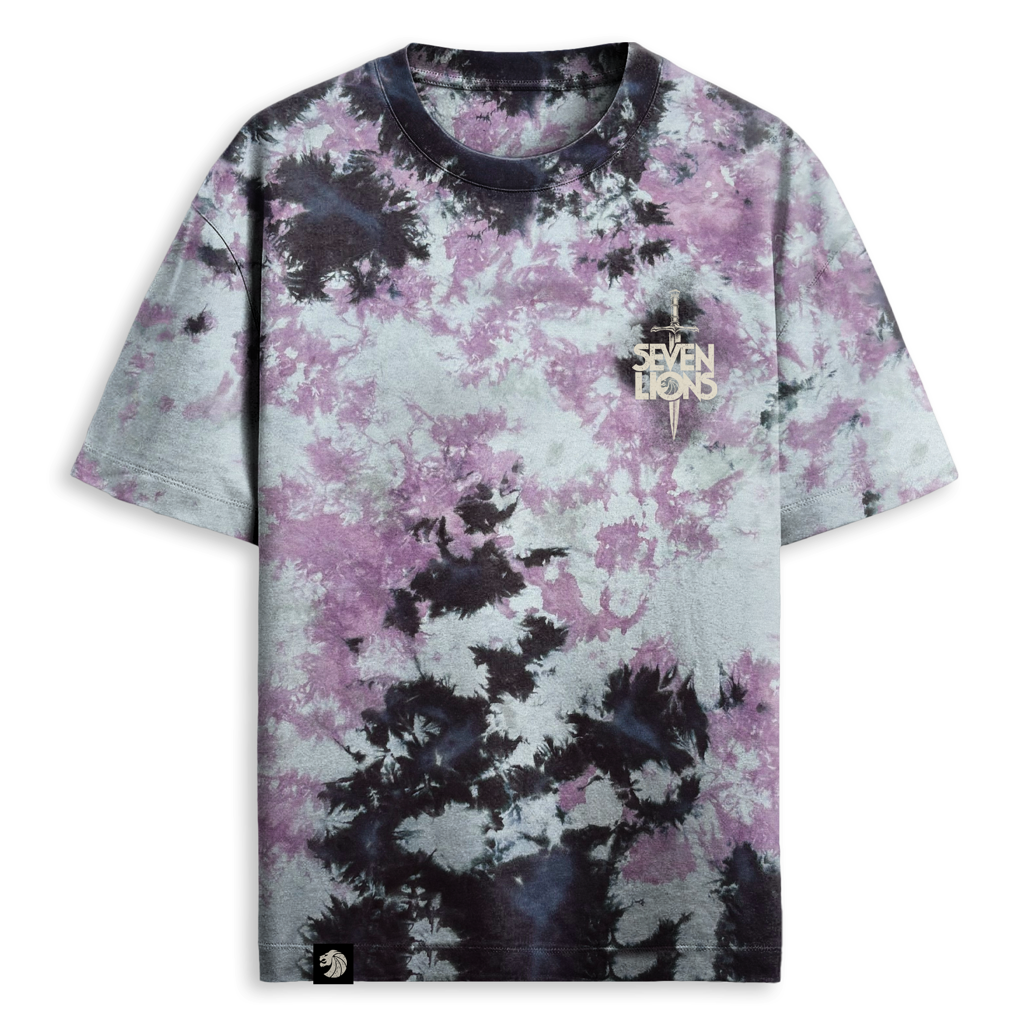 SEVEN LIONS - SWORD TIE DYE TEE