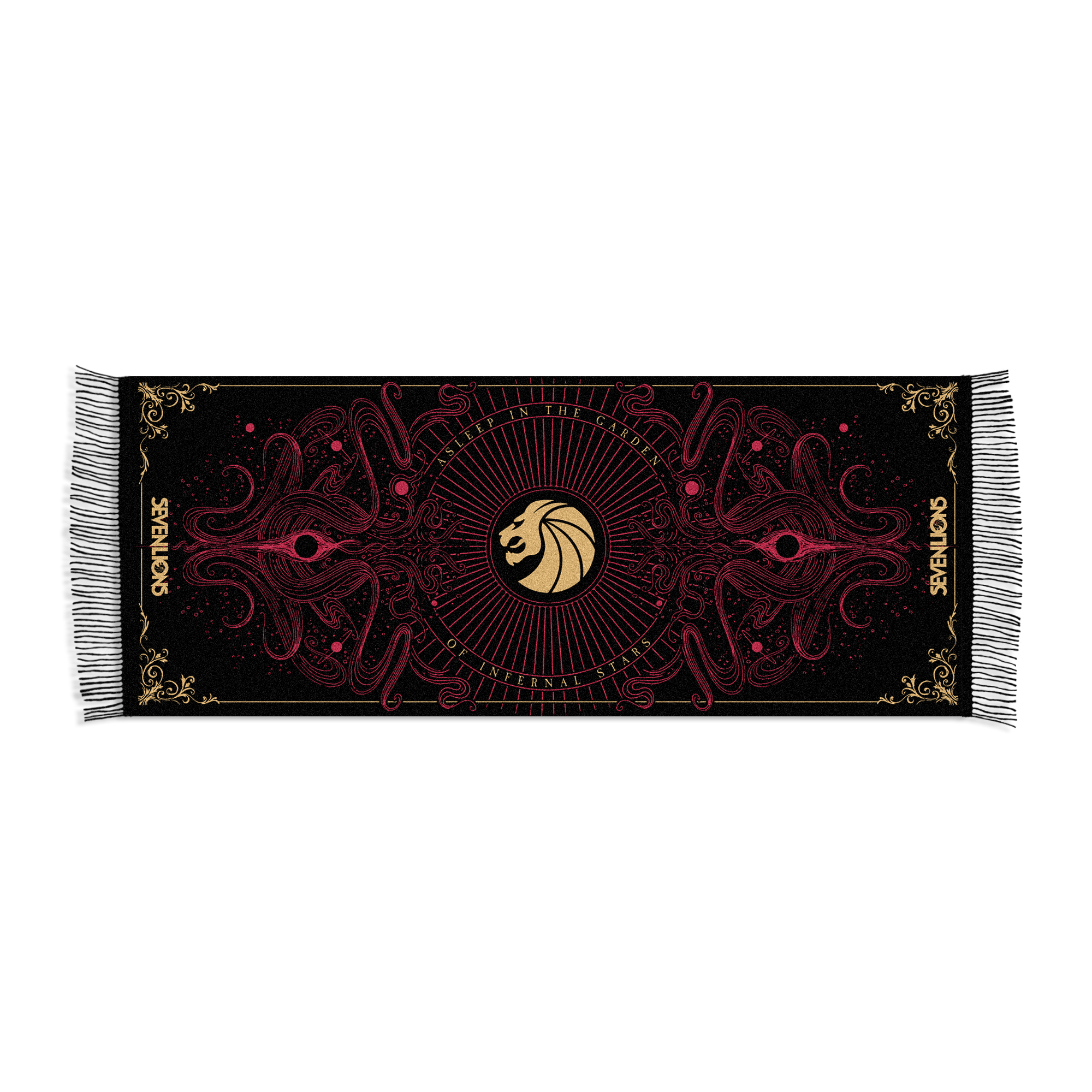 SEVEN LIONS - ASLEEP IN THE GARDEN PASHMINA (pre order)