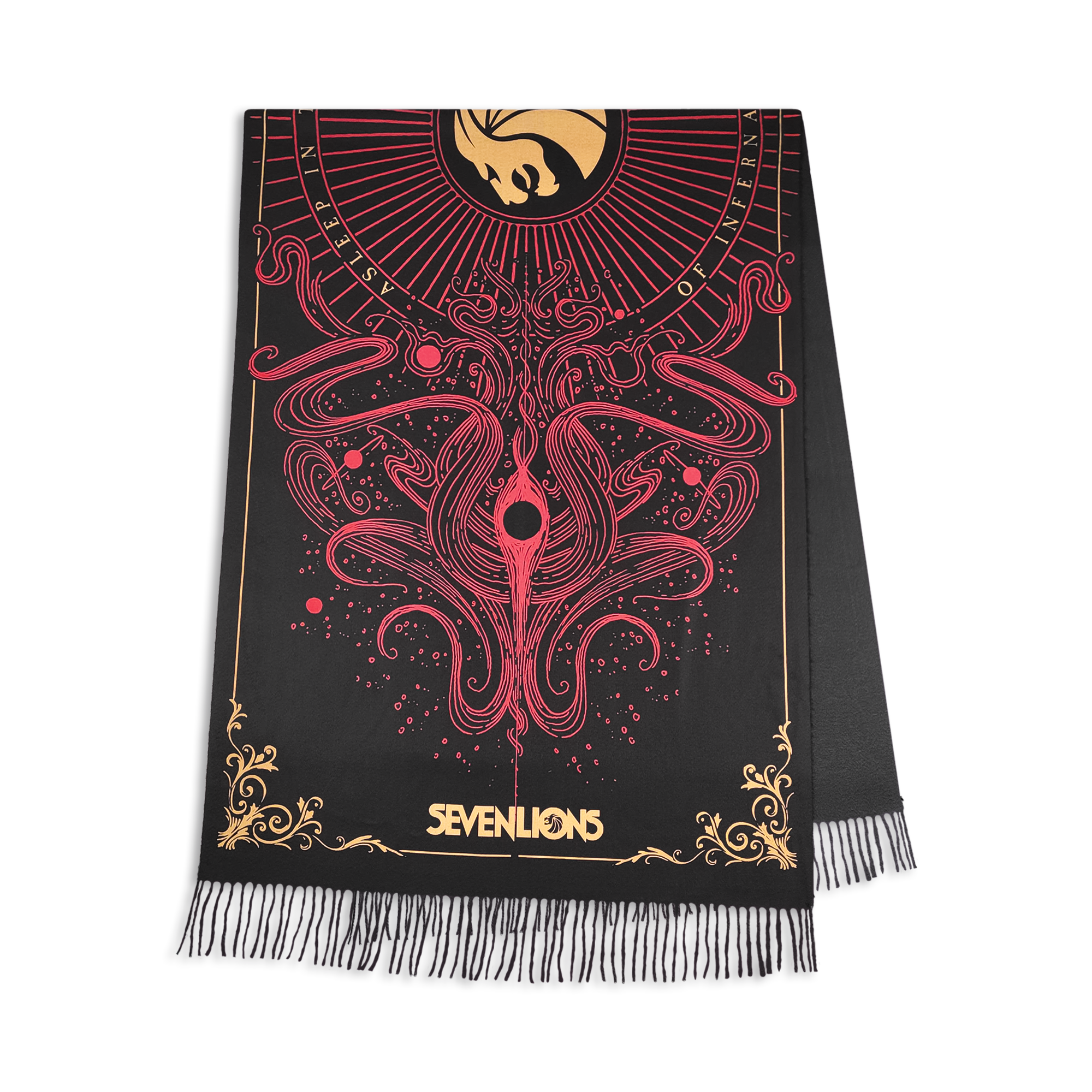 SEVEN LIONS - ASLEEP IN THE GARDEN PASHMINA (pre order)