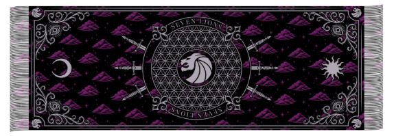 SEVEN LIONS - SWORD PASHMINA