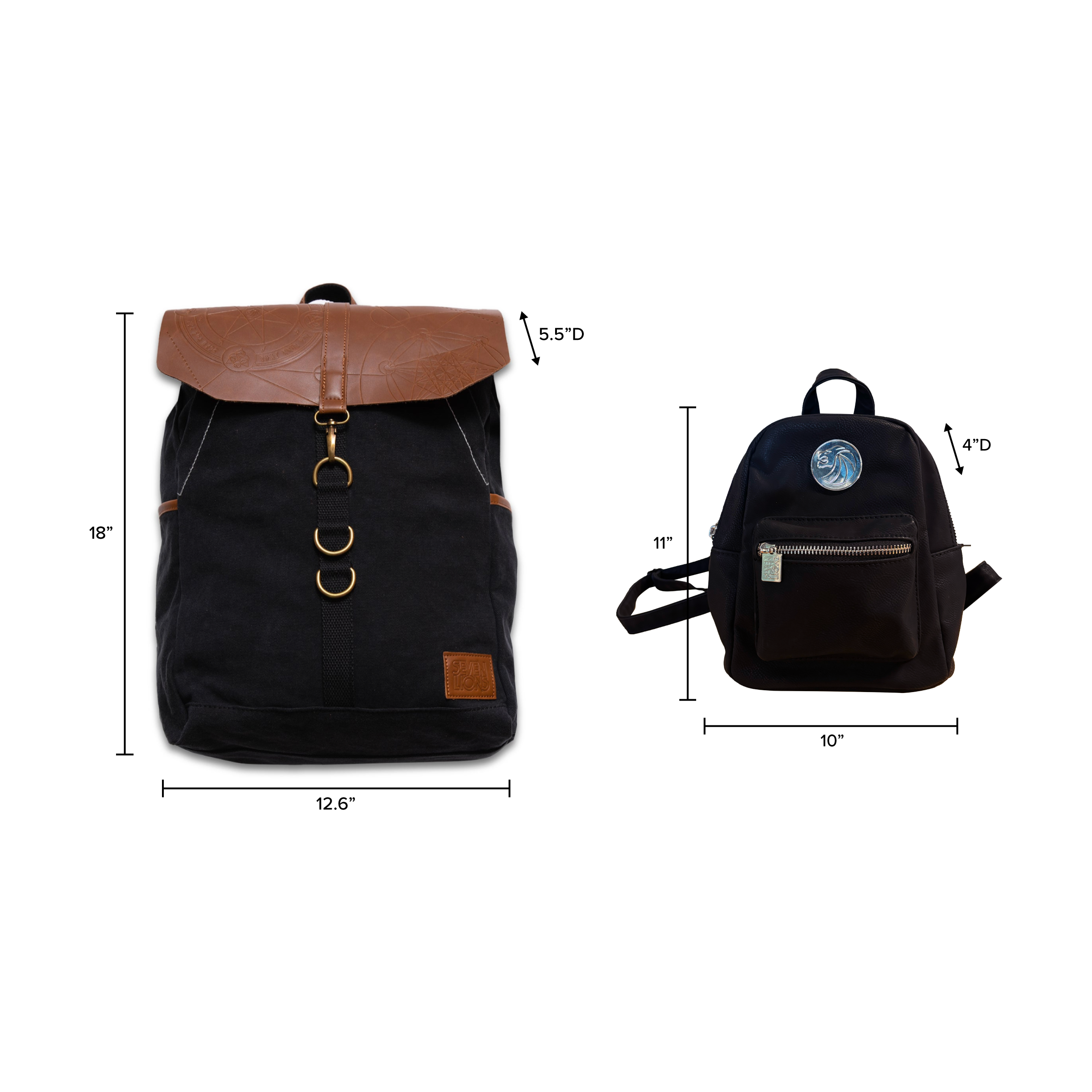 Seven Lions Mini Backpack Seven Lions Store Seven Lions Mini Backpack Seven Lions Store
